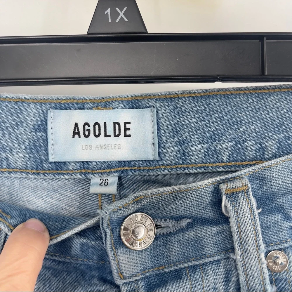 AGOLDE 90's Mid Rise Loose Fit Jeans in Fall Out - Picture 10 of 14